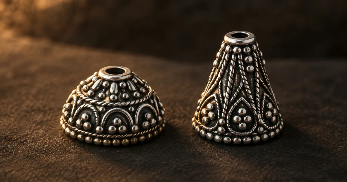 Dome vs Cone Bali Bead Caps: Which Finish Suits Your Design