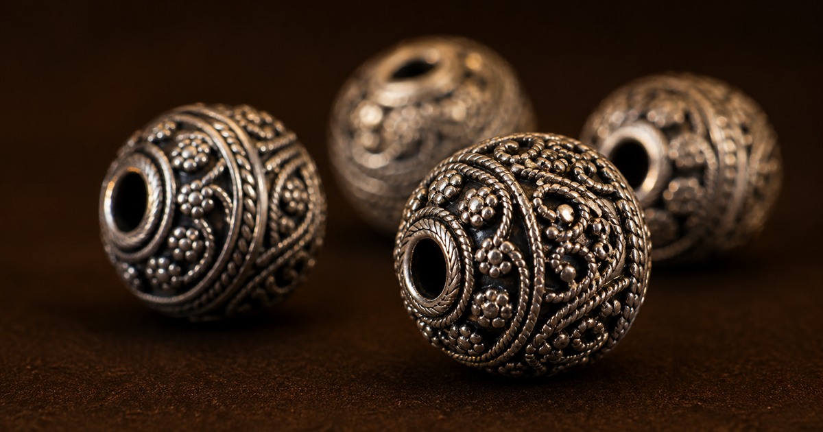 What Are Bali Beads? A Wholesale Buyer's Guide to Balinese-Style Silver Beadwork