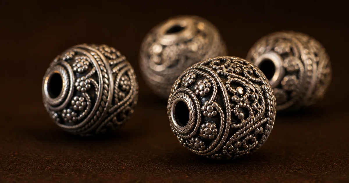 What Are Bali Beads? A Wholesale Buyer's Guide to Balinese-Style Silver Beadwork